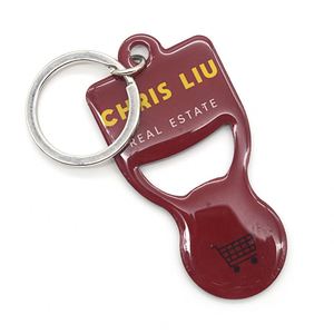 Porte-clés personnalisé pour chariot de courses, en métal, avec impression époxy, pour déverrouiller les chariots de supermarché (EURO, Livre, Quater) - Product Image 6