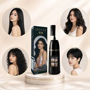 Tinte Permanente para el Cabello CHUYAN 200ML Tubo Negro Sin Amoníaco Para Todo Tipo de Cabello - Product Image 1
