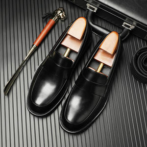 รองเท้าหนังแท้คุณภาพสูงสำหรับผู้ชาย แฟชั่นลำลอง ธุรกิจ งานทางการ กันลื่น ระบายอากาศได้ดี สวมใส่สบาย - Product Image 2