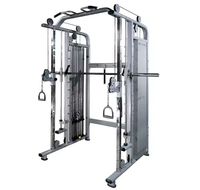 Appareil de musculation multifonctionnel pour la maison : Entraîneur fonctionnel, Crossover à câbles, Rack de squat, Machine Smith, Appareil de triceps en métal pour entraînement fitness