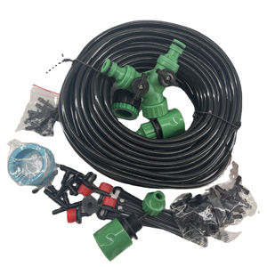 Drip Irrigation And Spray Two Mode Watering System Plant Vegetable Grass Irrigation Pipe Fitting Smart Watering Kit