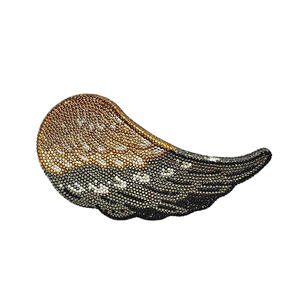 Women Elegant Angel Wings Rhinestones Clutch Purse Sparkling Crystal Evening Bag Chic <b>Handbag</b> for Wedding Celebration Proms - Product Image 3
