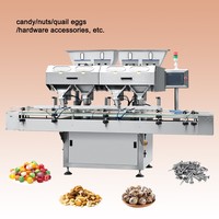 Machine de comptage et d'embouteillage électronique JF à 32 canaux, capacité de 150-180 bouteilles par minute, remplisseur automatique en acier inoxydable pour l'alimentation