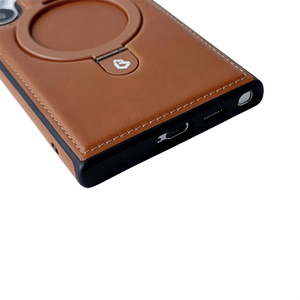 Funda Magnética Invisible <span class=keywords><strong>para</strong></span> Teléfono con Soporte <span class=keywords><strong>para</strong></span> Samsung Galaxy S24 <span class=keywords><strong>S22</strong></span> S23 <span class=keywords><strong>Ultra</strong></span> Plus, Funda de Cuero PU de Lujo Resistente a Golpes - Product Image 2