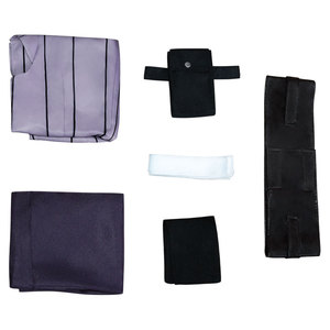 Costume de Cosplay Hinata Hyuga, 6 pièces, tenue de Ninja pour femmes, avec ceinture, porte-huileurs, chaussettes, taille adulte - Product Image 5