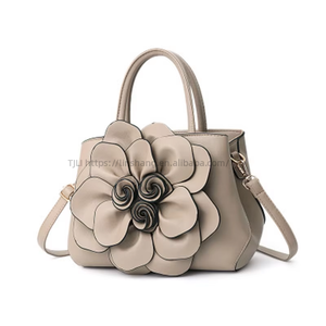 High Quality New Style Lady Trend Shoulder Bags Luxury Women's <b>Handbags</b> With Flower - Product Image 3