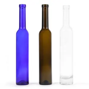 375ml cobalt blue ice wine glass bottle 375ml royal blue wine bottle vodka bottle