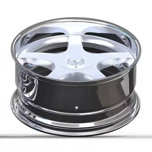 RCSR Gesmede Chroom Aluminium Velgen voor Chevy Impala 5x112 5x127 2-delig 18-26 Inch Geborsteld Diep Concave Nieuwe Diepe Lip Lichtmetalen Velgen - Product Image 2
