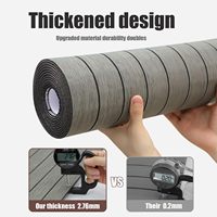 Rouleaux de papier peint auto-adhésifs modernes à rayures et carreaux, épaisseur 3 mm, largeur 120 cm, film PVC imperméable pour salon et meubles