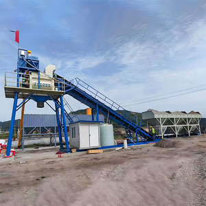 Station de malaxage de béton forcé de 90 <span class=keywords><strong>m</strong></span>³/h - Station de malaxage de béton <span class=keywords><strong>simple</strong></span> et hautement efficace sans fondation - Product Image 3