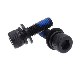 Tornillos antiaflojamiento de colores personalizados, tornillo de parche de nailon Torx, tornillos Loctite de parche nylok azul autoblocante de calidad