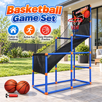 Basketball-Arcade-Spielset für Kinder mit Korb und Ballrückführung, Outdoor- und Indoor-Sportspielzeug für Großhändler und Online-Verkäufer