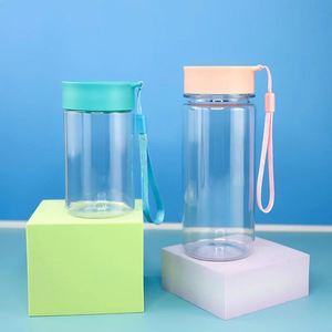 Promotional Gift Item Students Children Water <b>Bottle</b> Cute Water <b>Bottle</b> Wholesale Handy Cup Portable Sports Plastic Water <b>Bottle</b> - Product Image 5