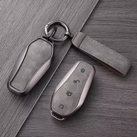 Étui de protection élégant pour clé de voiture en TPU et cuir électroplaqué par sublimation, haute qualité, installation facile pour accessoires BYD Tang
