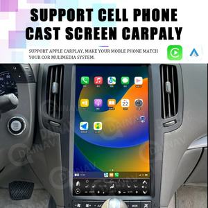 Autoradio 13,6 pouces pour Infiniti G35 G37 Q40 Q60 2007-2015 Écran vertical Lecteur multimédia stéréo Navigation GPS Android 12 - Product Image 3