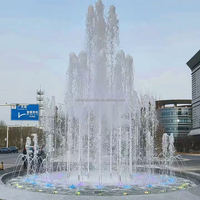 Fuente de Jardín Pequeña de Acero Inoxidable, Económica, para Exteriores, Decorativa, Apta para 110V-380V