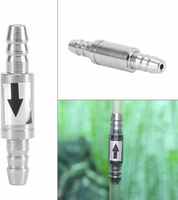 Clapet anti-retour unidirectionnel en acier inoxydable pour régulateur de diffuseur de générateur de Co2 d'aquarium Clapet anti-retour Co2 pour tube de 4mm