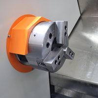 Torno CNC de Servicio Mediano TCK56A, Centro de Torneado con Engranaje Helicoidal, Sistema de Control GSK, Mecanizado de Precisión, Motor de Bancada Inclinada