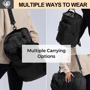 Water Resistant Gym Backpack Shoe Compartment Sports Duffel <b>Bag</b> <b>for</b> <b>Men</b> <b>Travel</b> - Product Image 5