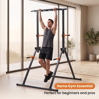 Barra de dominadas ajustable para uso en gimnasio en casa, máquina de ejercicios duradera y de gran venta
