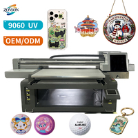 Impresora UV de Cama Plana Personalizada de Lujo 9060, Máquina de Impresión con Efecto Cerámico Acrílico para Carcasas de Teléfono, Bolígrafos Digitales y PVC