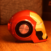 Haut-parleur portable sans fil Bluetooth avec basses puissantes Iron Man Loud Music Studio Super Blue Tooth