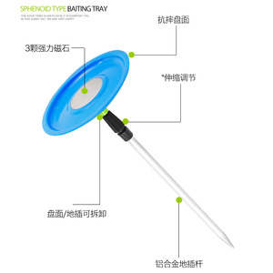Bait Tray With Magnetic Buckle Plastic Folding Bait Bowl For Carp Freshwater Fishing - Product Image 4