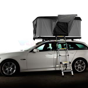 Tente de toit rigide pour 2 personnes, légère, imperméable, pour petites voitures, SUV, camping en plein air, voyages - Product Image 1