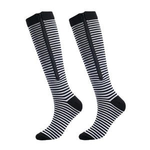 Chaussettes de compression sportives à fermeture éclair, haute performance, élastiques, pour activités de plein air, vente en gros - Product Image 3