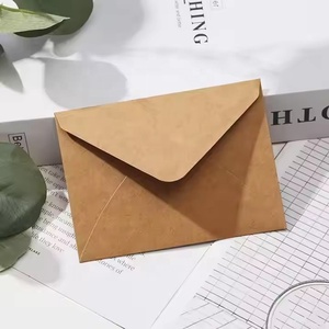 Yuyang Custom <b>Gift</b> Paper <b>Envelope</b> Thank You Card <b>Envelope</b> Packaging Personalize Wedding <b>Envelope</b> Flower Language Greeting Card - Product Image 2