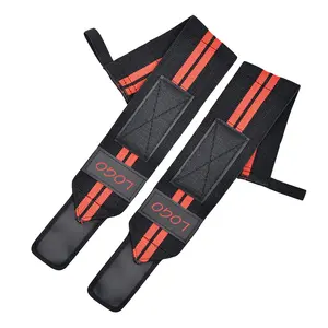 Fitness Gym Sport Pols Wrap Bandage Hand Ondersteuning Wrist Band Mannen & Vrouwen Power Lifting Gym Wrist Wraps Met custom Logo