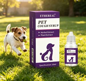 Sciroppo Naturale Antibatterico per <span class=keywords><strong>Tosse</strong></span> degli Animali Domestici 10ml - Cura Eterica per la <span class=keywords><strong>Tosse</strong></span> degli Animali per Uso Domestico - Product Image 1
