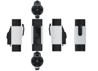 Adaptateur AC Type 2 vers GBT, 3 phases, 380 V, chargeur de voiture électrique Type 2 GBT, adaptateur de chargeur de voiture électrique