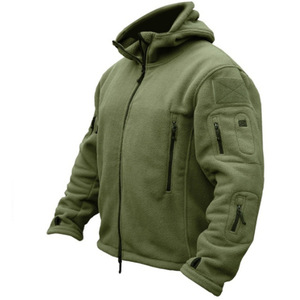 Giacca Casual da <span class=keywords><strong>Uomo</strong></span> Primaverile Calda Sportiva in Pile Intrecciato con Collo Alto, Antivento e Impermeabile in Poliestere Rivestito - Product Image 4