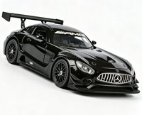 Modèle de voiture de course GT3 en alliage moulé sous pression à l'échelle 1:24, coupé de course à carrosserie large avec grande aile arrière, jouet de collection pour les passionnés de voitures de piste