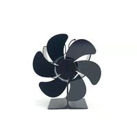 Mini poêle écologique alimenté par la chaleur à 6 lames ventilateur silencieux brûleur à bois ventilateur de cheminée