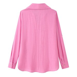 MYST&ZA Abbigliamento Donna Primavera 2026 Nuovi Arrivi: Camicia Elegante, Semplice e Versatile <span class=keywords><strong>con</strong></span> <span class=keywords><strong>Bottoni</strong></span> e Colletto a Maniche Lunghe - Product Image 6