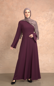 Modest Linen <strong>Abaya</strong> Wholesale Customization Manufacturer Lightweight Breathable Pockets Eid Ramadan Muslim Dress Closed <strong>Abaya</strong> - Product Image 2