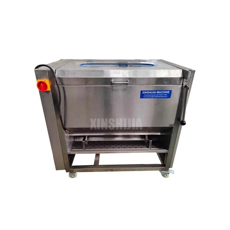 300-500kg/h industrial brush roller root taro yam ginger cassava carrot sweet potato fruit and vegetable cleaning machine
