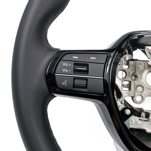 Sirui Steering <b>Wheel</b> For Honda Civic 3 <b>Spoke</b> Carbon Fiber Racing Style With Switch Buttons - Product Image 2