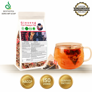 Thé aux herbes aux cinq trésors de ginseng naturel de qualité supérieure 5g x 30 sachets avec datte rouge <span class=keywords><strong>et</strong></span> maca pour la vitalité <span class=keywords><strong>et</strong></span> l'énergie des hommes - Product Image 1