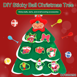 Ensemble <span class=keywords><strong>de</strong></span> jeu <span class=keywords><strong>de</strong></span> fléchettes pour enfants, décoration <span class=keywords><strong>de</strong></span> Noël sportive à faire soi-même, avec <span class=keywords><strong>boule</strong></span> à lancer et cible - Product Image 2