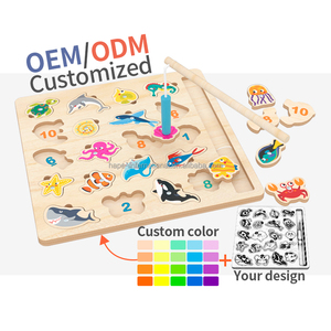 Toán Mầm Non Bảng Chữ Cái Cá Bắt Đếm Trò Chơi Từ Bằng Gỗ Trò Chơi Câu Cá Đồ Chơi Cho Trẻ Mới Biết Đi Với Số Và Chữ Cái - Product Image 1