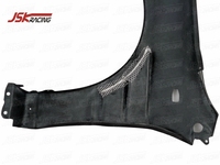 GUARDABARROS DELANTERO DE FIBRA DE CARBONO para MITSUBISHI LANCER EVOLUTION EVO 7-9 2001-2007, Actualización al Estilo VENT
