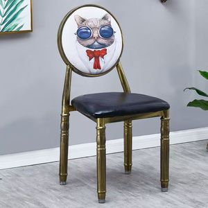 K Nail salon <b>chair</b> with a vintage backrest <b>makeup</b> <b>chair</b> American dining <b>chair</b> hotel <b>chair</b> casual <b>chair</b> - Product Image 6