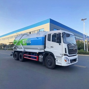 รถบรรทุกดูดสิ่งปฏิกูล Dongfeng 6X4 20CBM พร้อมจำหน่าย รถดูดสิ่งปฏิกูลแบบสุญญากาศ รถทำความสะอาดท่อระบายน้ำ - Product Image 4
