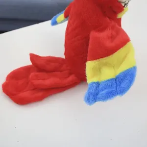 Loro Macaw Parlante: Repite <span class=keywords><strong>lo</strong></span> que Dices, Juguete de Peluche Electrónico con Grabación, Pájaro Animado que Habla, Juguete de Peluche para Mascotas - Product Image 5