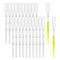Pipettes Pasteur jetables en PE pour laboratoire, 3 ml, 1 ml, 2 ml, 3 ml, 5 ml, 10 ml, certifiées CE ISO