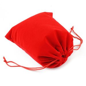 Sac promotionnel en velours violet grande taille, pochette à bijoux, sac cadeau pour bracelet, sacs d'emballage pour bijoux, pochette à cordon en velours - Product Image 6