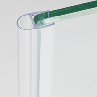 Joint d'étanchéité souple à bulles pour porte de douche, modèle Jinsu D007 personnalisé, en PVC moderne, étanche, insonorisé, anti-poussière et anti-insectes, facile à installer
